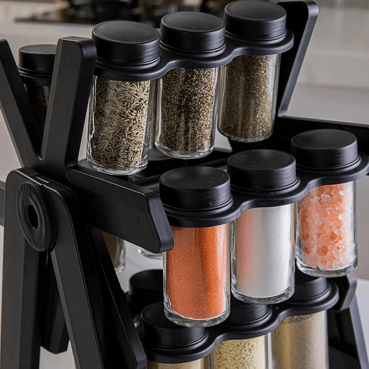 18 Jar Rotating Spice Rack – Worldosia
